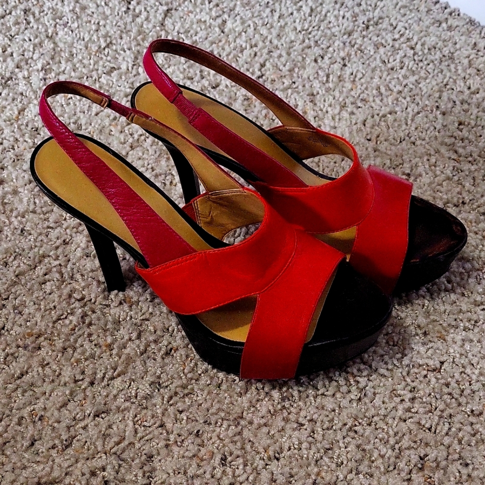 Nine west colorful fun heel